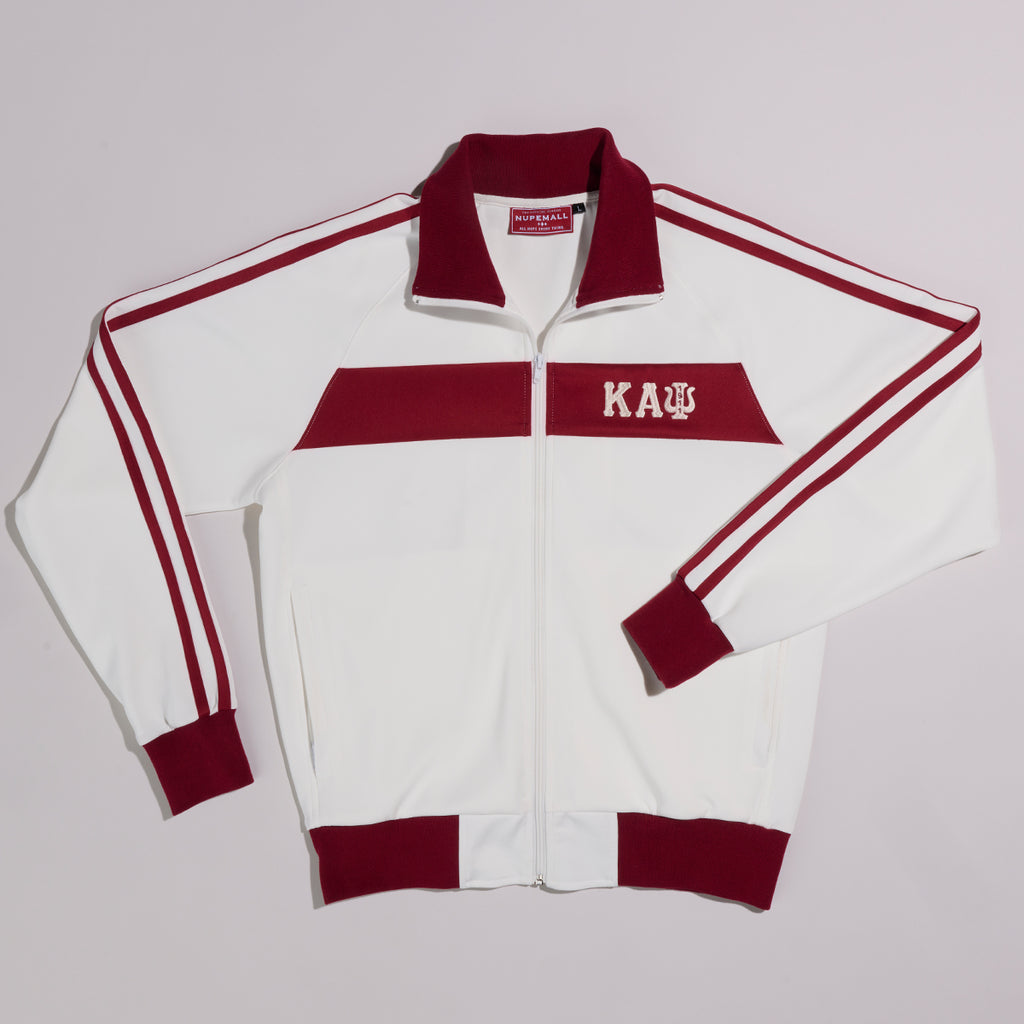 Kappa Alpha Psi Greek Letter Striped Track Jacket