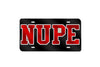 Kappa Alpha Psi NUPE License Plate (Black)