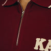 Kappa Alpha Psi 3-Letter Zip Performance Polo (Krimson)