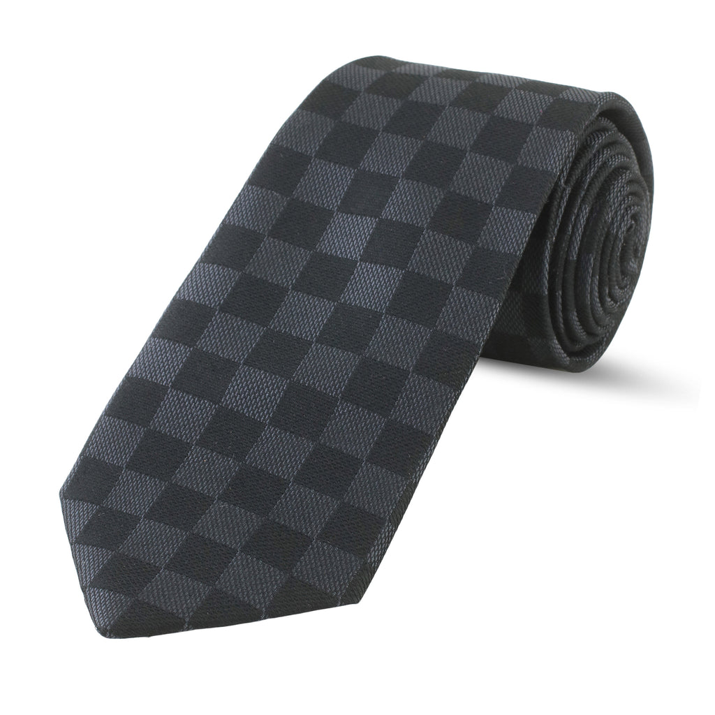 Kappa Alpha Psi Tonal Square Necktie (Black)