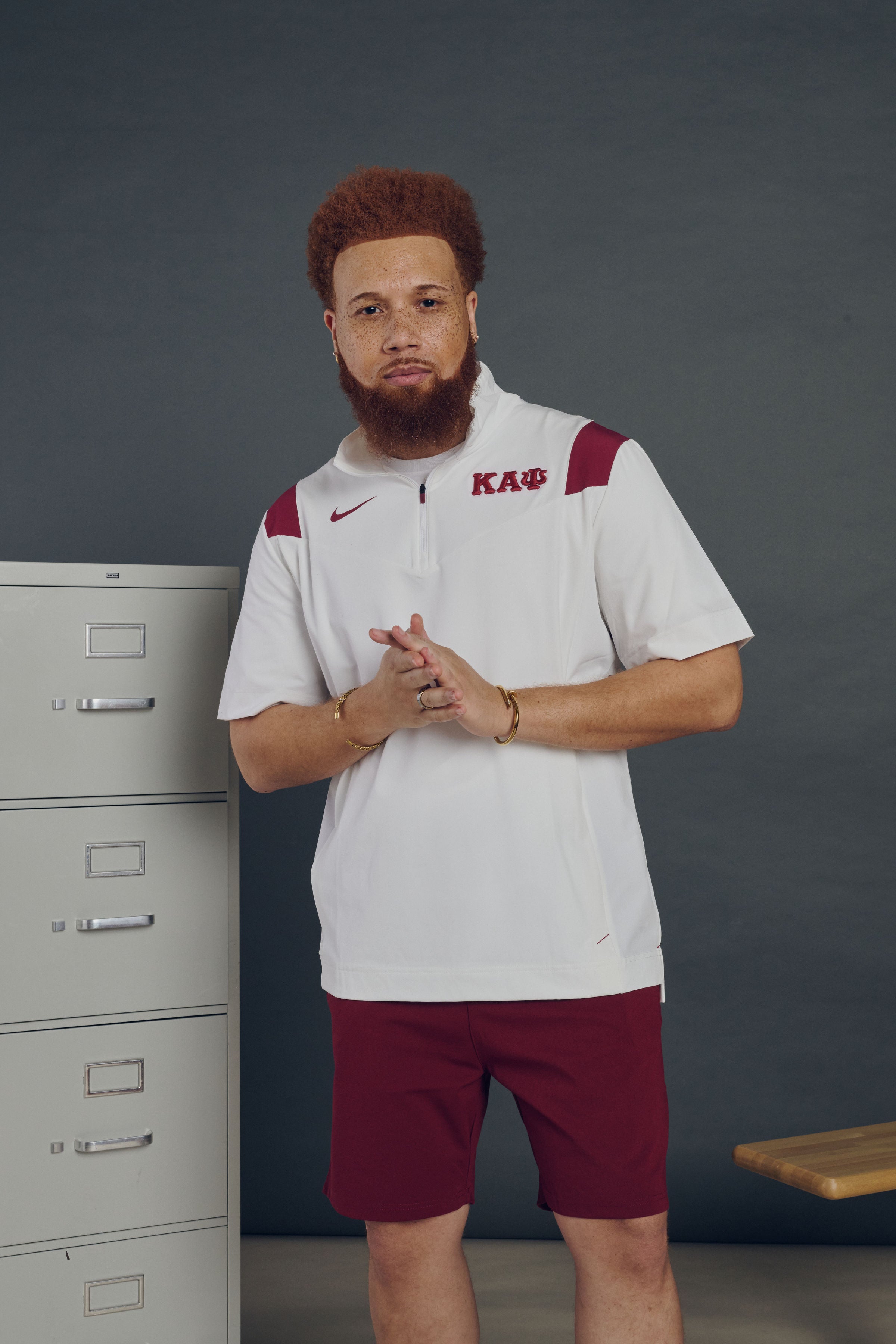 Kappa Alpha Psi NIKE Lightweight Short Sleeve Coaches Jacket