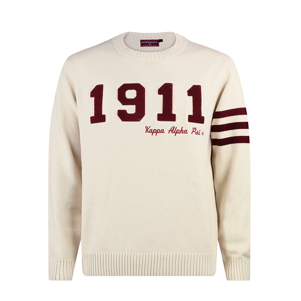 Kappa Alpha Psi Nupemall Sweater Collegiate 1911 – (Cream)