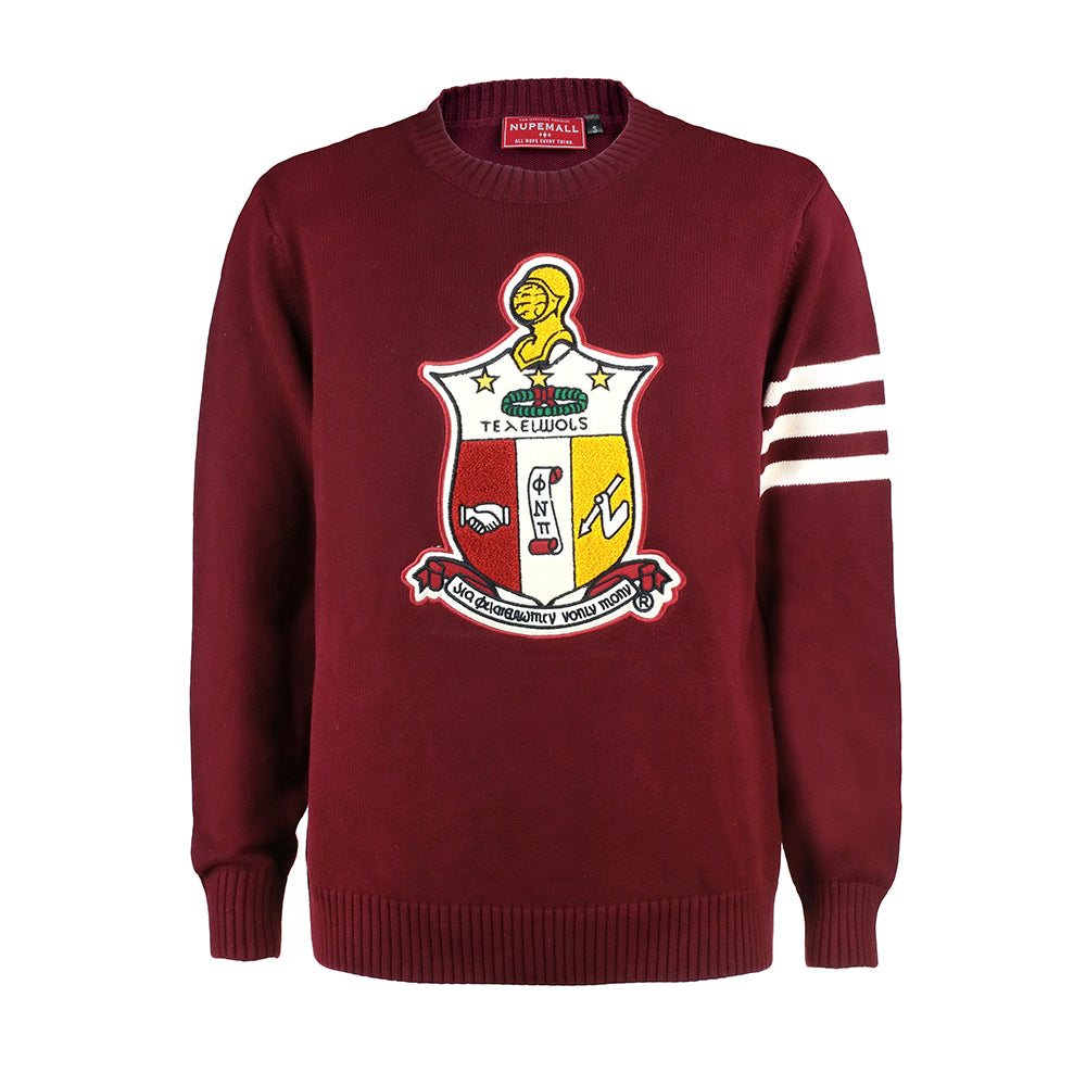 Kappa Alpha Psi Collegiate Coat of Arms Sweater (Krimson)