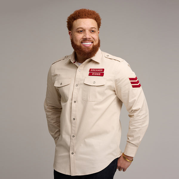 Kappa Alpha Psi Diggs Utility Button Up Shirt FINAL SALE
