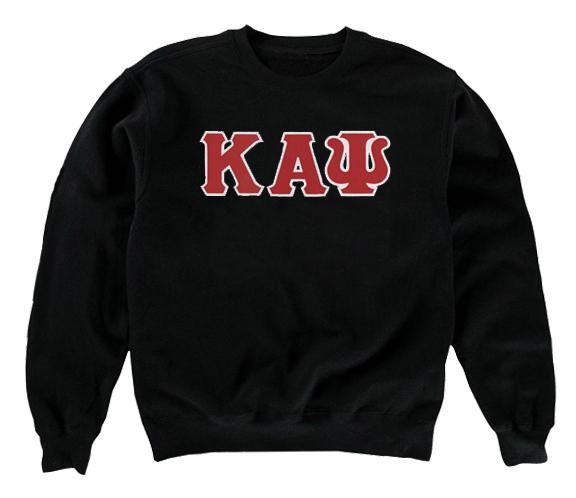 Kappa Alpha 3-Letter Sweatshirt (Vintage Black) –