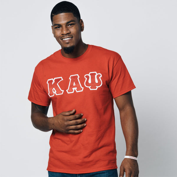 Red kappa outlet t shirt