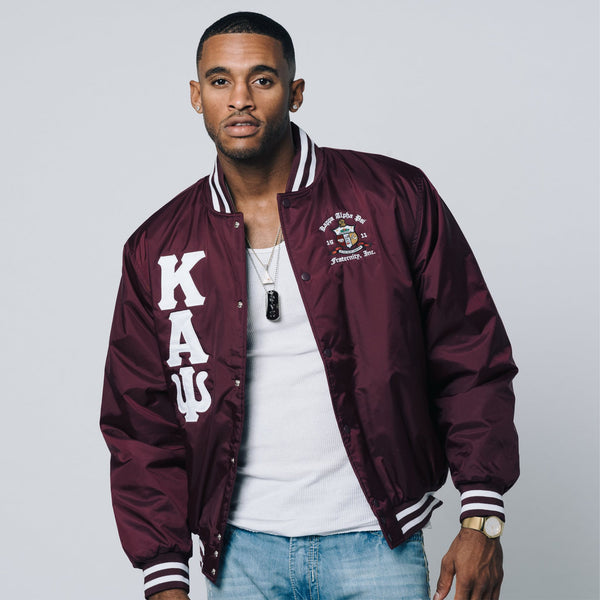 Black satin clearance baseball jacket