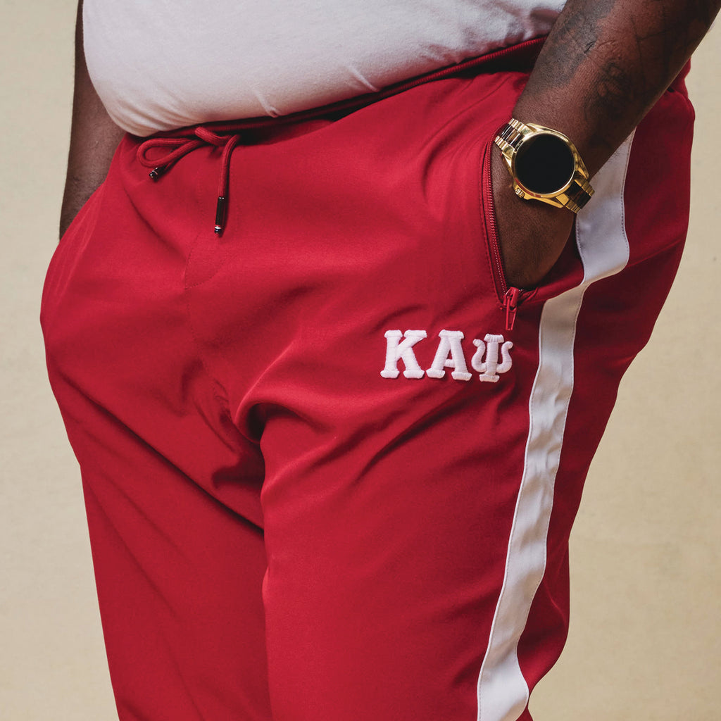 Kappa black and red track pants 2025