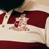 Kappa Alpha Psi Striped Rugby Polo Sweater