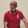 Kappa Alpha Psi Coat of Arms Striped Performance Polo