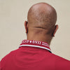 Kappa Alpha Psi Coat of Arms Striped Performance Polo