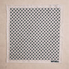 Kappa Alpha Psi Diamond Star Pattern Pocket Square (White/Black)