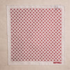 Kappa Alpha Psi Diamond Star Pattern Pocket Square (White/Krimson)