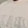 Kappa Alpha Psi 3-Letter Tonal Long Sleeve Crewneck (Cream)