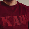 Kappa Alpha Psi 3-Letter Tonal Long Sleeve Crewneck (Krimson)