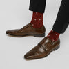 Kappa Alpha Psi Colorblock Polka Dot Socks