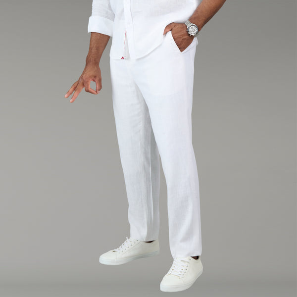 Kappa Alpha Psi 3-Letter Tonal Linen Pants-FINAL SALE