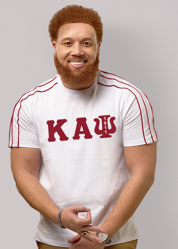 Kappa Alpha Psi Greek Letter 1911 Tee (White) Nupemall