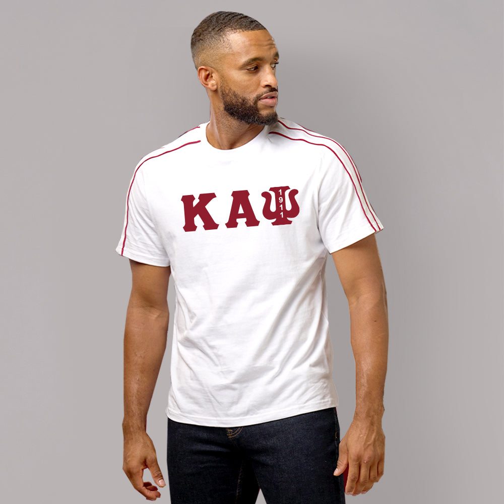 Kappa Alpha Psi Greek Letter 1911 Tee (White)