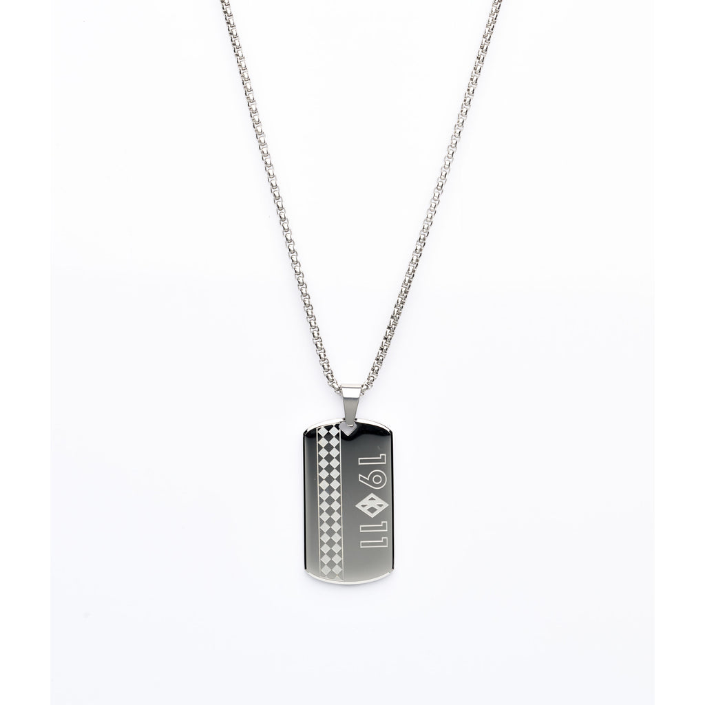Kappa Alpha Psi 1911 Diamond Tag Necklace