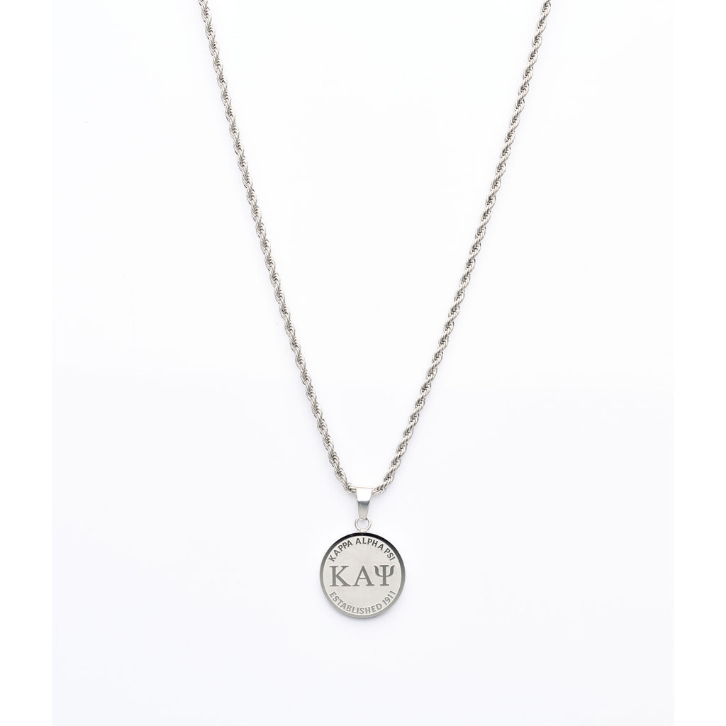 Kappa Alpha Psi 3-Letter Coin Necklace