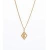 Kappa Alpha Psi 3 Stone Diamond K Necklace