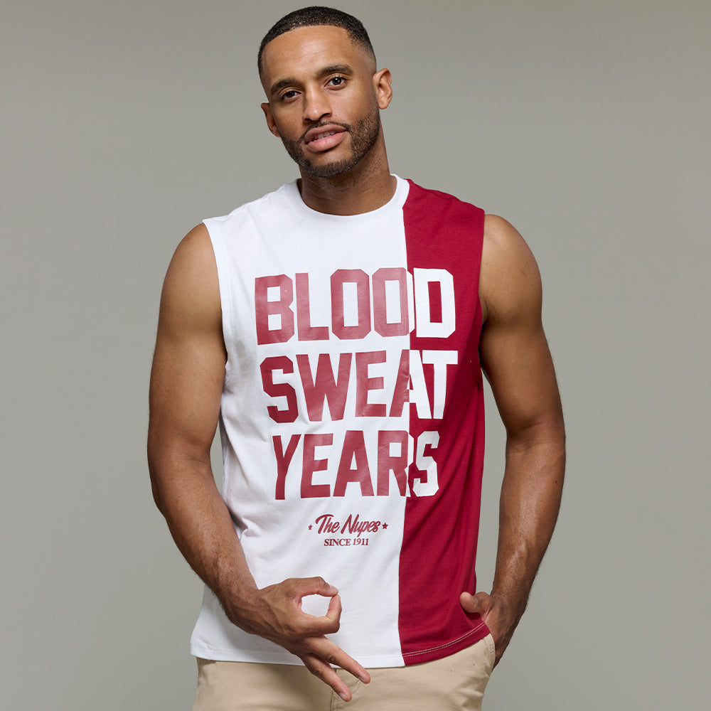 Kappa Alpha Psi Blood Sweat Years Colorblock Tank Top