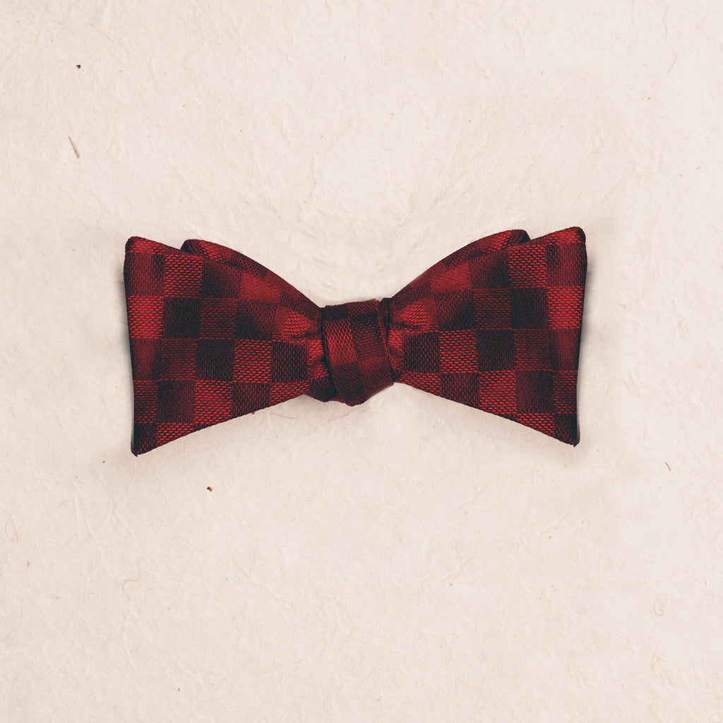 Kappa Alpha Psi Tonal Square Bow Tie (Krimson)