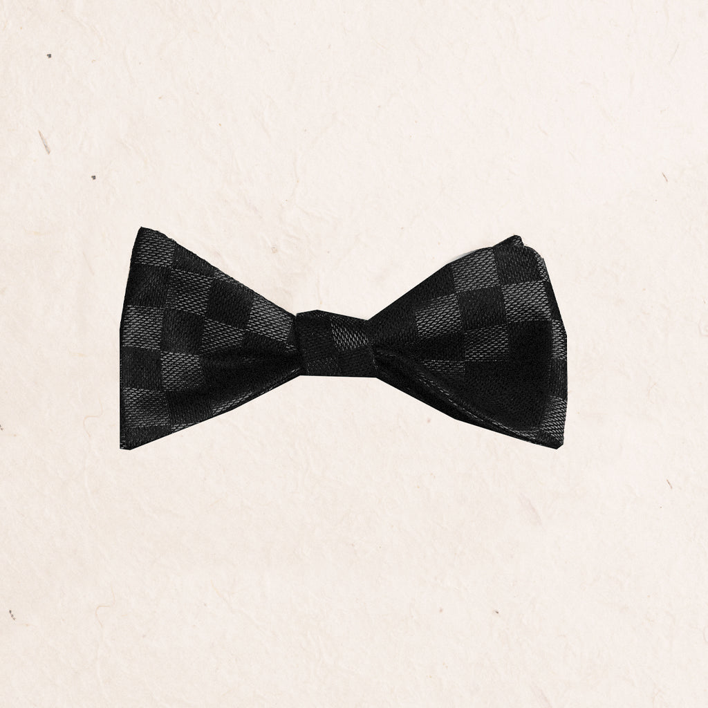 Kappa Alpha Psi Tonal Square Bow Tie (Black)