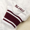 Kappa Alpha Psi Classic 3-Letter Satin Varsity Jacket (White)