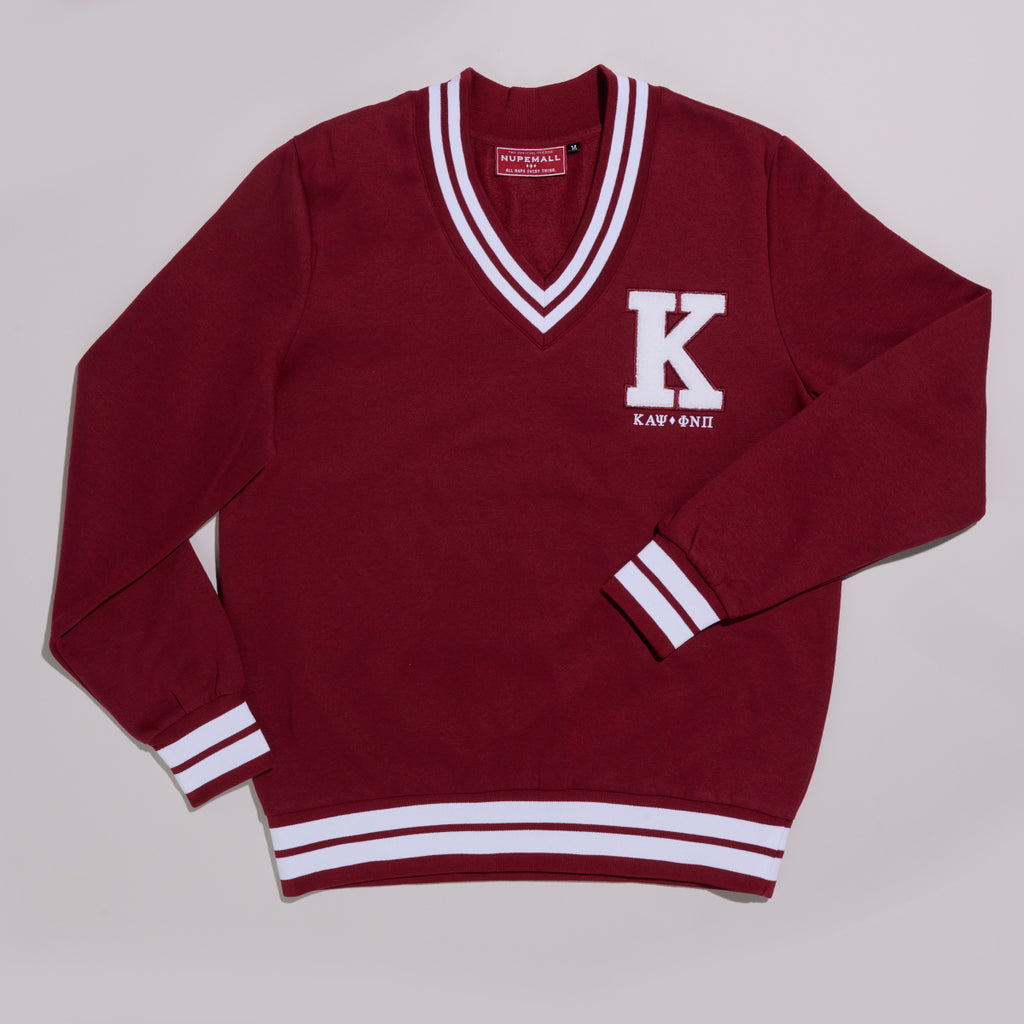 Kappa Alpha Psi Collegiate K V-neck Sweatshirt