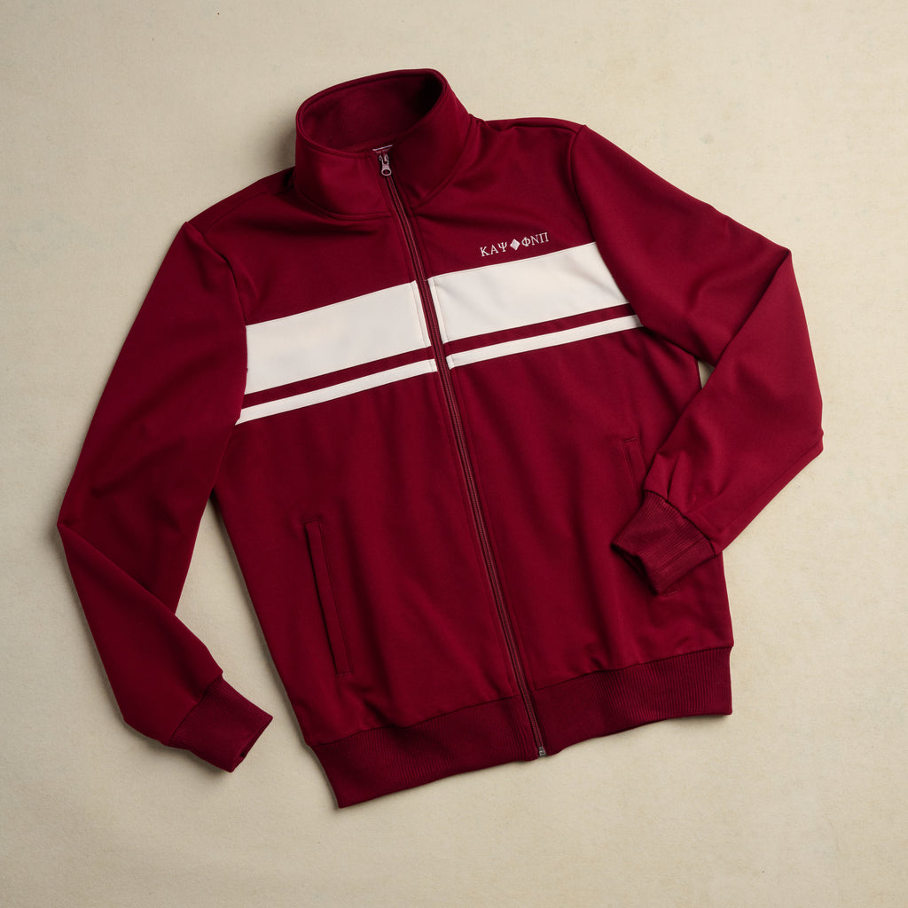 Kappa Alpha Psi Diamond 3-Letter Track Jacket (Krimson)