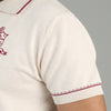 Kappa Alpha Psi Coat of Arms Lightweight Sweater Polo (Cream)