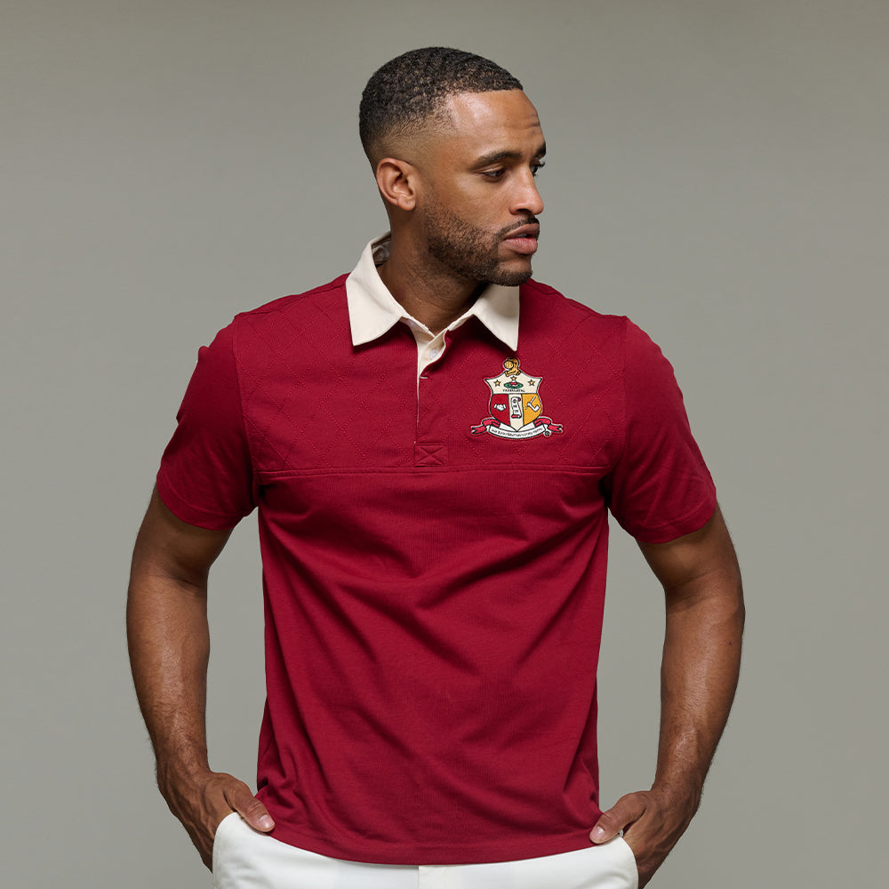 Kappa Alpha Coat Arms Short Sleeve Rugby Polo – Nupemall