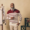 Kappa Alpha Psi Striped Quarter Zip Sweater