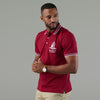 Kappa Alpha Psi Coat of Arms Striped Performance Polo