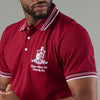 Kappa Alpha Psi Coat of Arms Striped Performance Polo