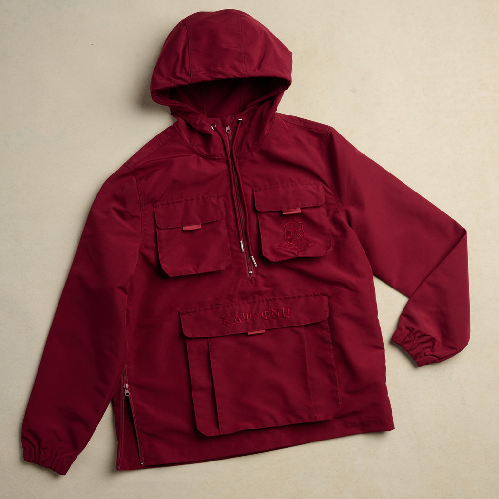 Kappa Alpha Psi Tonal Cargo Windbreaker Jacket