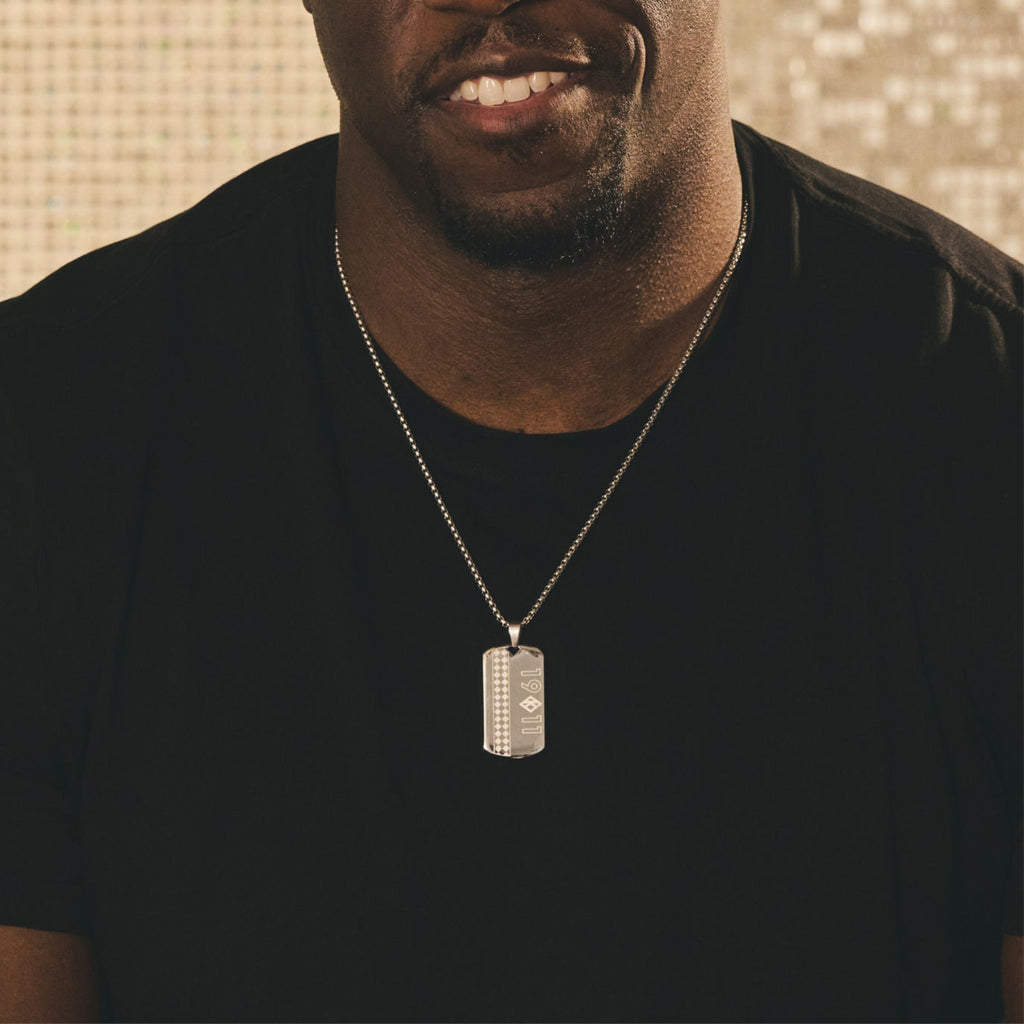 Kappa Alpha Psi 1911 Diamond Tag Necklace