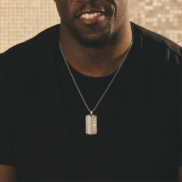 Kappa Alpha Psi 1911 Diamond Tag Necklace
