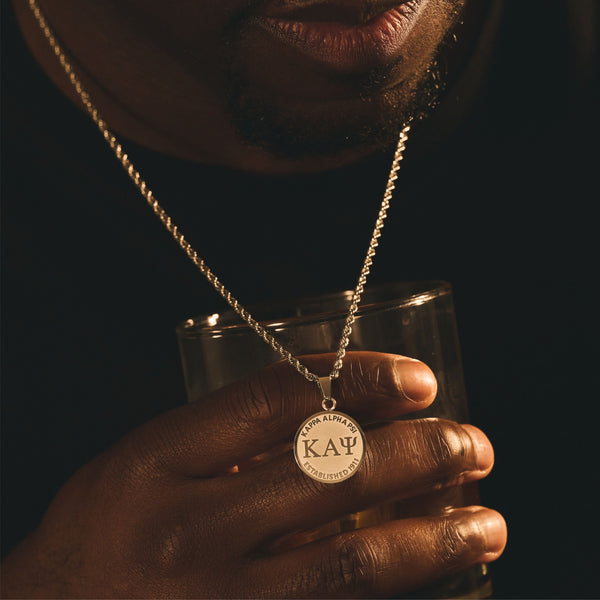 Kappa Alpha Psi 3-Letter Coin Necklace