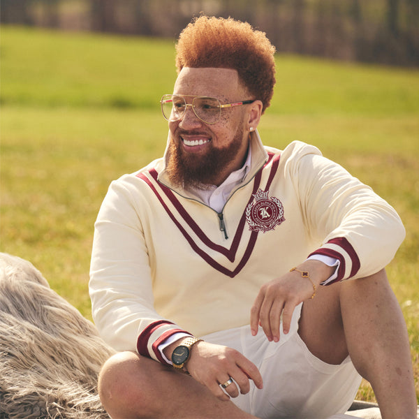 Kappa Alpha Psi Collegiate Chevron Quarter Zip Pullover