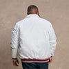 Kappa Alpha Psi Classic 3-Letter Satin Varsity Jacket (White)