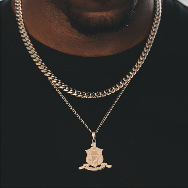 Kappa Alpha Psi Coat of Arms Necklace