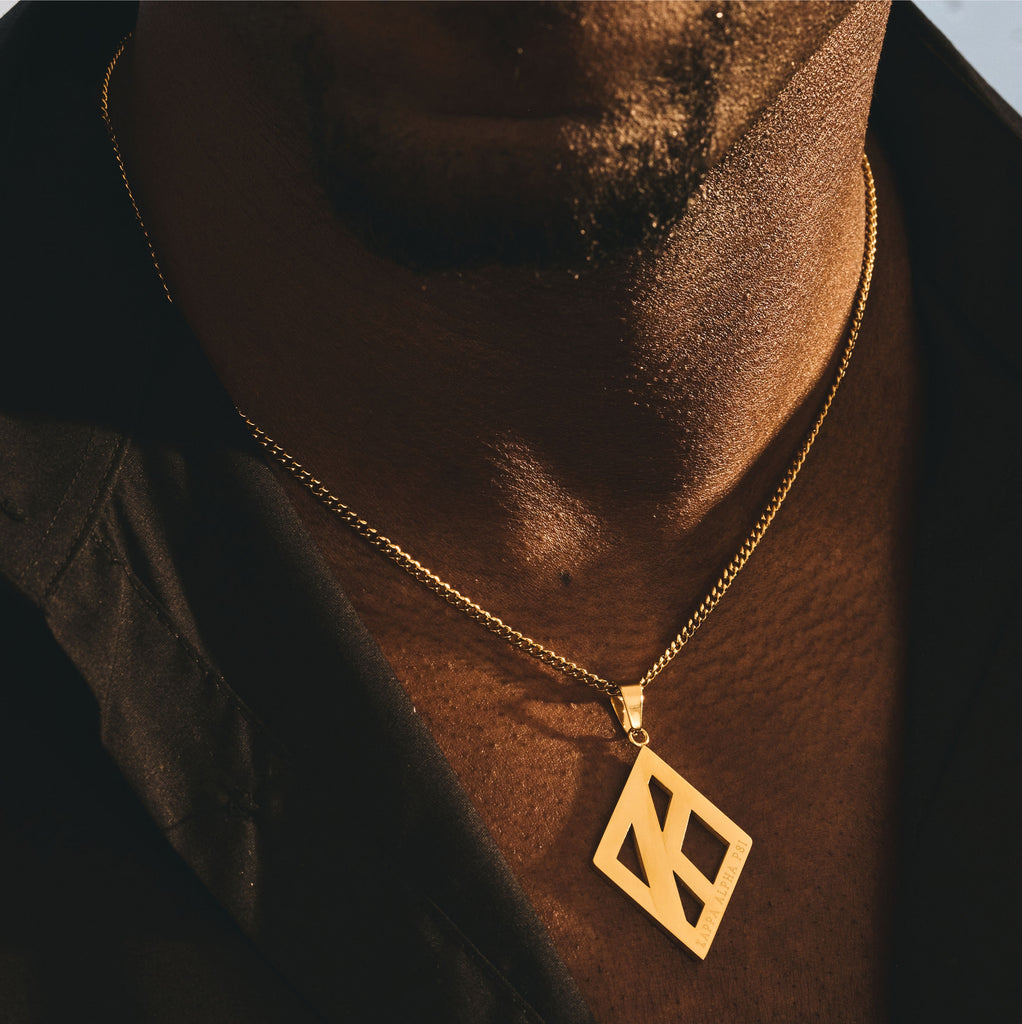Kappa Alpha Psi Diamond K Necklace