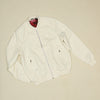 Kappa Alpha Psi Tonal Vegan Suede Bomber Jacket (Cream)