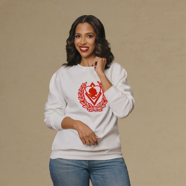 Kappa Alpha Psi Silhouette Chenille Crewneck Sweatshirt