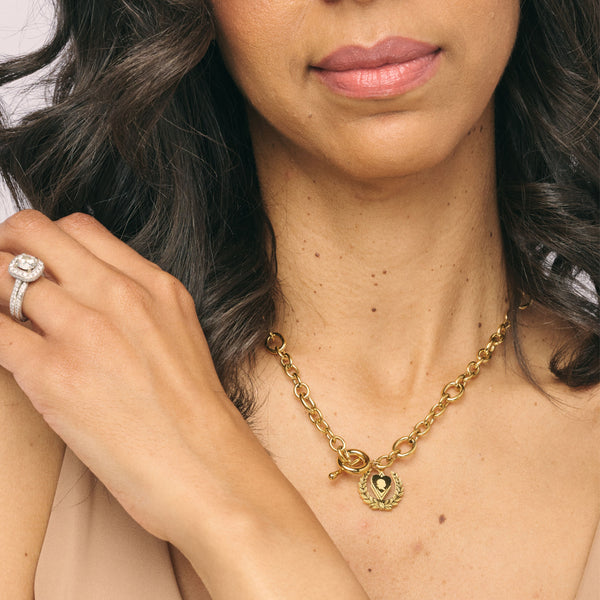 Kappa Silhouette Charm Necklace