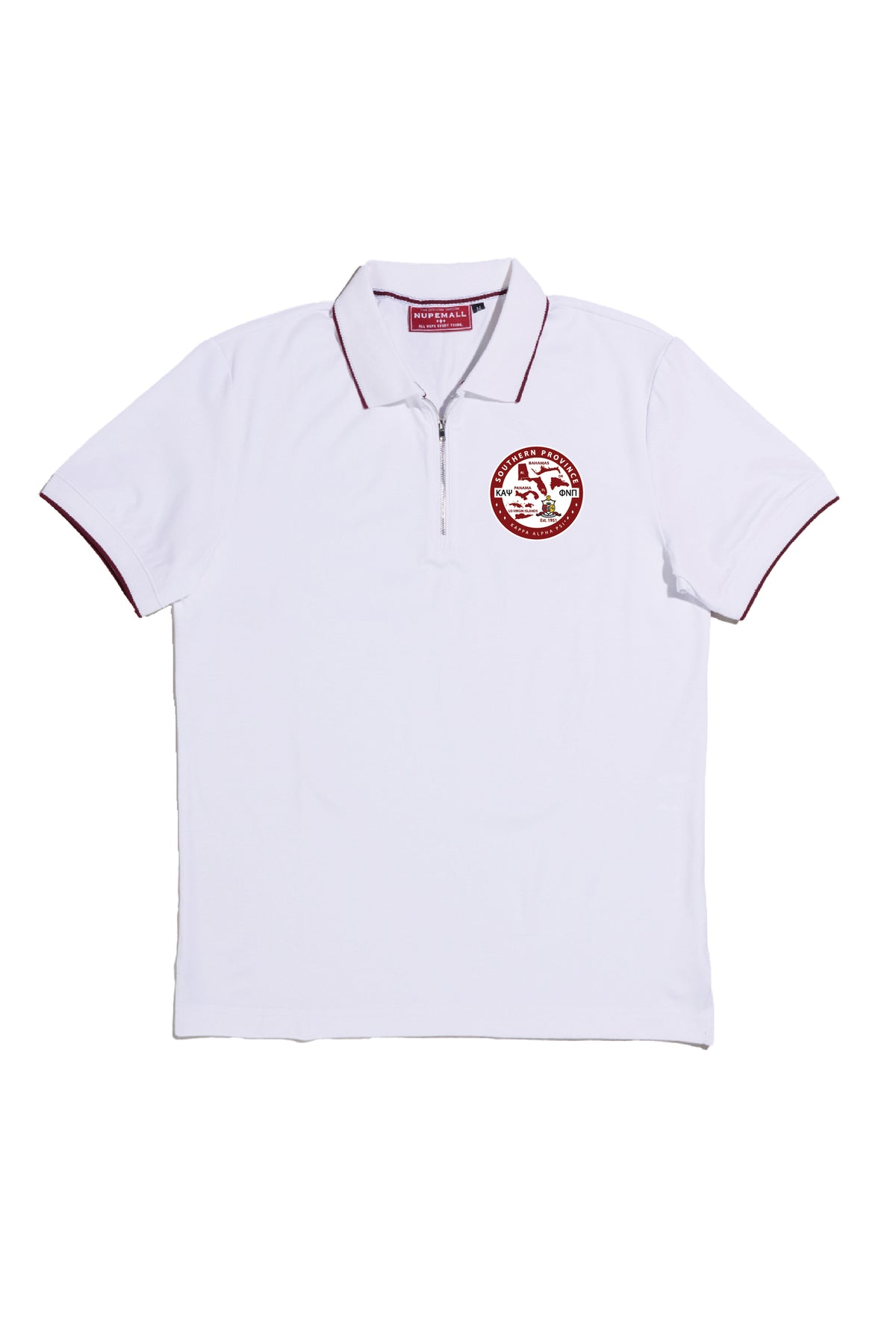 Southern Province Zip Performance Polo (White) – Nupemall
