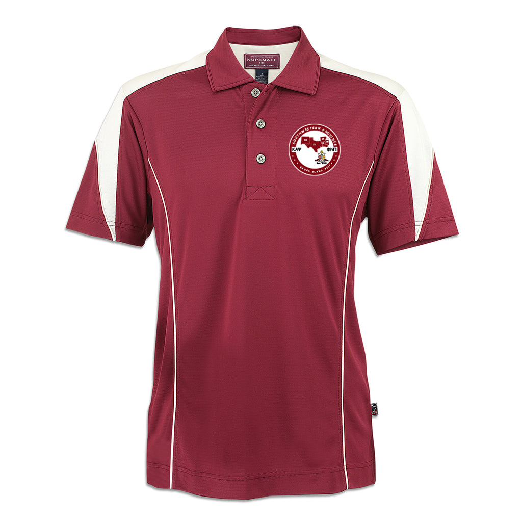Southwestern Province DriFit Logo Polo (Krimson/Cream)